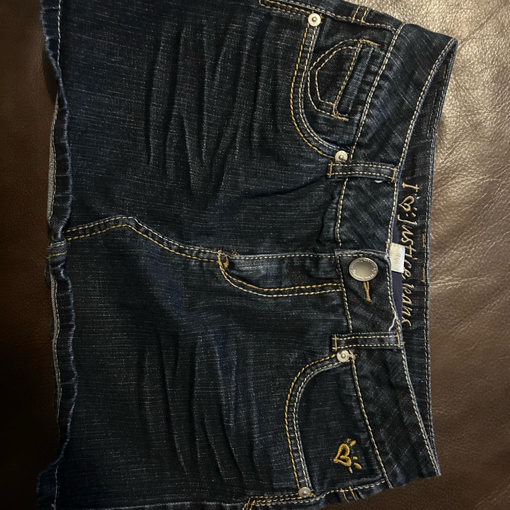 Justice Dark Blue Denim Skirt